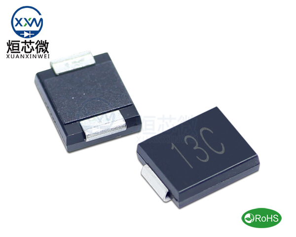 1.5SMC13CA參數(shù),TVS二極管1.5SMC13CA瞬態(tài)抑制二極管
