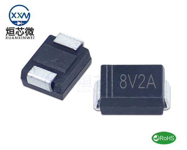 P6SMB8.2A參數,TVS二極管P6SMB8.2A瞬態(tài)(變)抑制二極管