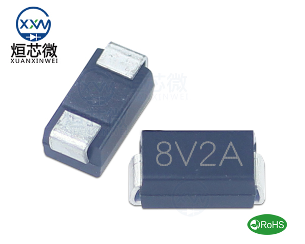 P4SMA8.2A參數(shù),TVS二極管P4SMA8.2A瞬態(tài)(變)抑制二極管